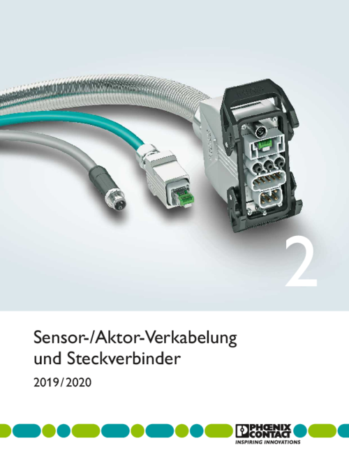 Sensor-/Aktorverkabelung und Steckverbinder